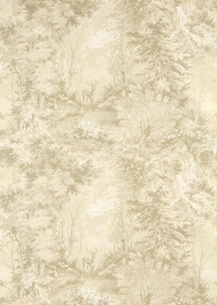 Torridon Charcoal by Mulberry Wallcovering