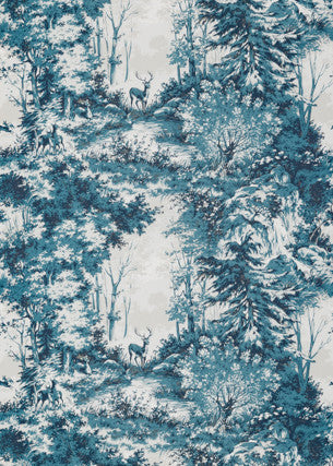 Torridon Indigo by Mulberry Wallcovering