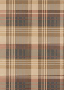 Mulberry Ancient Tartan Red/Charcoal by Mulberry Wallcovering