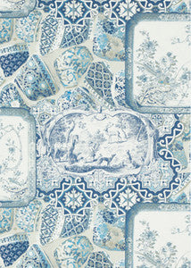 Mulberry China Indigo by Mulberry Wallcovering