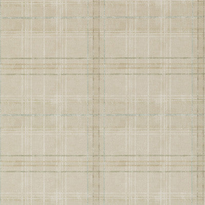 Shetland Plaid Stone by Mulberry Wallcovering