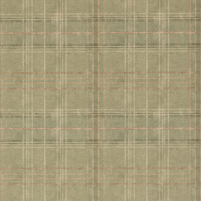 Shetland Plaid Lovat by Mulberry Wallcovering