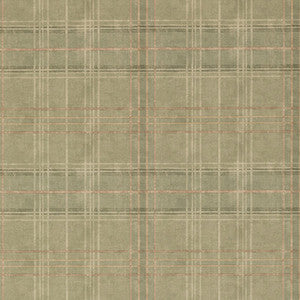 Shetland Plaid Lovat by Mulberry Wallcovering
