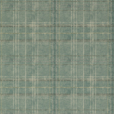 Shetland Plaid Teal by Mulberry Wallcovering