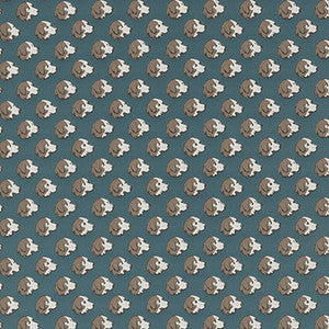On The Scent Indigo by Mulberry Wallcovering