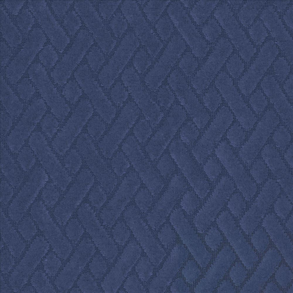 Fidelio Indigo by Kasmir Fabric 5097 100% Polyester CHINA 60,000 Wyzenbeek Double Rubs Horizontal: 1 inches and Vertical: 1 inches 56 - Fabric Carolina -