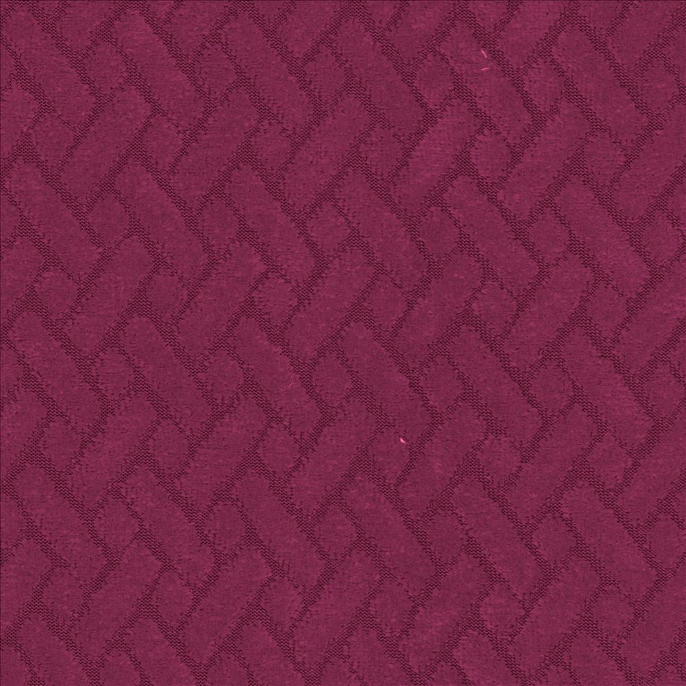 Fidelio Raspberry by Kasmir Fabric 5096 100% Polyester CHINA 60,000 Wyzenbeek Double Rubs Horizontal: 1 inches and Vertical: 1 inches 56 - Fabric Carolina -