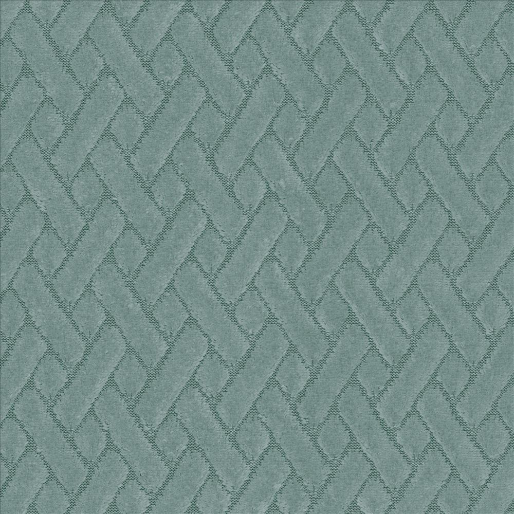 Fidelio Teal by Kasmir Fabric 5098 100% Polyester CHINA 60,000 Wyzenbeek Double Rubs Horizontal: 1 inches and Vertical: 1 inches 56 - Fabric Carolina -