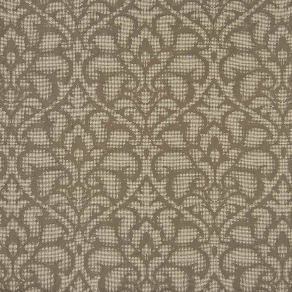 Fieri Damask Fawn by Kasmir Fabric 1383 100% Polyester ITALY 6,000 Martindale Cycles H: 14 2/8 inches, V:20 4/8 inches 55 - 56 - Fabric Carolina - Kasmir