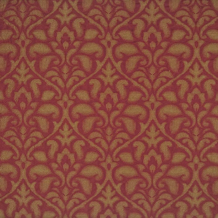 Fieri Damask Nectar by Kasmir Fabric 1384 100% Polyester ITALY 6,000 Martindale Cycles H: 14 2/8 inches, V:20 4/8 inches 55 - 56 - Fabric Carolina - Kasmir