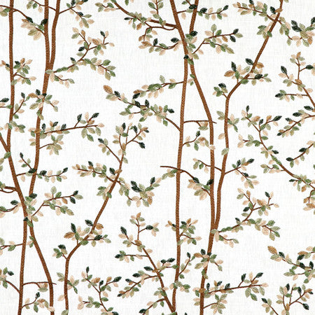<p>Through The Trees Forest by Carole Designer Fabric</p><p><strong>Required Minimum Quantity Purchase: 2 yards</strong></p><p>Book: Forget Me Knot</p><p>Content: Base: 69% Cotton, 31% Polyester Embr: 100% Rayon</p><p>Origin: </p><p>Performance: 15,000 Wyzenbeek Double Rubs</p><p>Repeat: 25" V, 12 1/2" H HD</p><p>Width: 50*"</p>