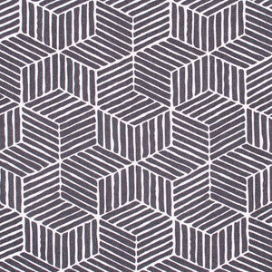 Revolving Door Charcoal by Carole Fabric