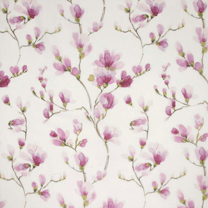 Blooming Buds Pretty Pink by Carole Fabric Sheer Divine 100% Polyester Spain N/A Horizontal: 30 and Vertical: 2475 114 - Fabric Carolina -