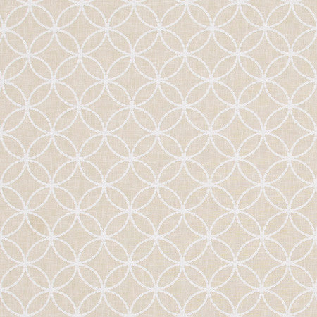 Circle Back Linen by Carole Designer Fabric Portobello 70% Polyester, 30% Cotton India 3" V, 3" H 51.5" - Swanky Fabrics -