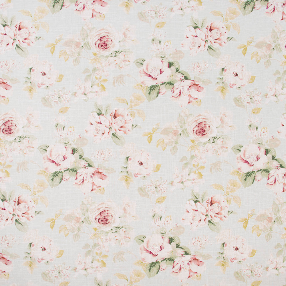Welcome Summer Celadon by Carole Fabric Blue Forest 55% Linen, 45% Viscose UK Passes 18,000 Circular Rubs Martindale Horizontal: 135 and Vertical: 2525 52375 - Fabric Carolina -