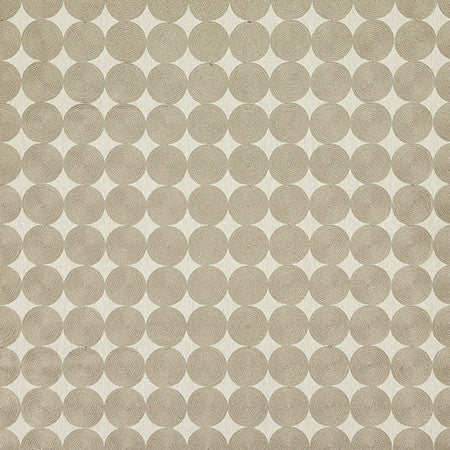 Clockwise Juniper by Carole Designer Fabric Shape Shifter Base: 47% Poly, 23% Cotton, 15% Linen Embr: 100% Poly India 4 5/8" V, 4 5/8" H 51.5" - Swanky Fabrics -