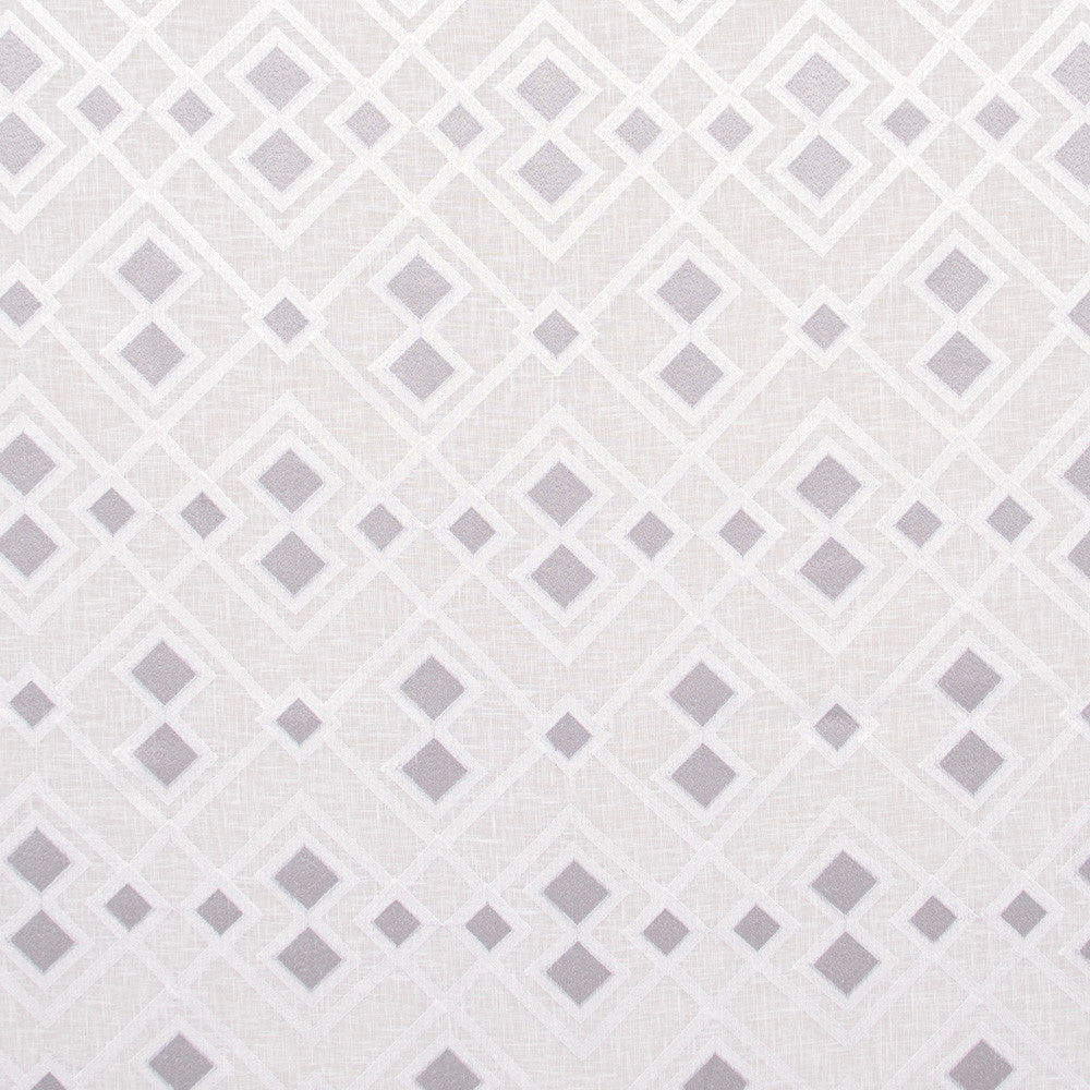 Spark Between Patina by Carole Fabric White Smoke 81% Polyester, 19% Cotton India N/A Horizontal: 6.25 and Vertical: 9.375 51.5 - Fabric Carolina -