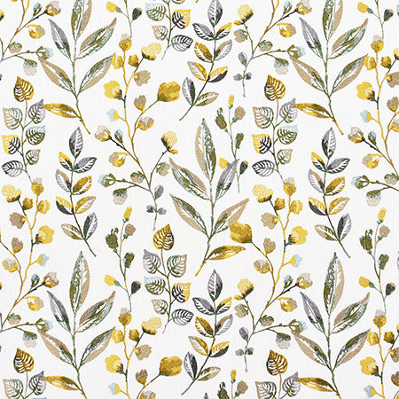 Every Moment Forest by Carole Fabric Jade 71% Polyester, 29% Cotton India  18 7/8" V, 17" H 51"  - Fabric Carolina -