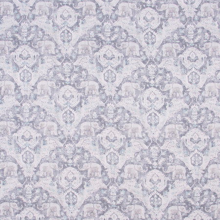 Elephant Parade Platinum by Carole Fabric Jungle Safari 55% Linen, 45% Viscose-Soil Release S Korea Passes 27,000 Double Rubs Wyzenbeek Horizontal: 13 1/2" and Vertical: 13 1/2" V 54" - Fabric Carolina -