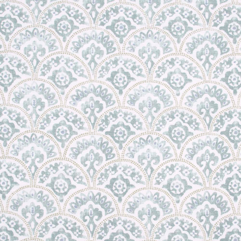 Under The Radar Celadon by Carole Fabric Pink Jade 100% Cotton- SSR Pakistan 12,000 Wyzenbeek Double Rubs Horizontal: 13.5 and Vertical: 12.625 54 - Fabric Carolina -
