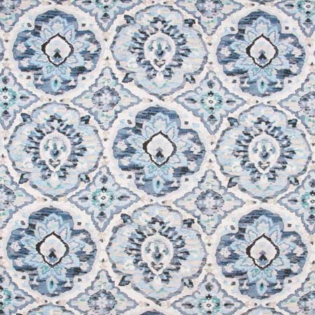 Culture Delft by Carole Fabric Red Sea 67% Viscose, 33% Linen Spain 15,000 Wyzenbeek Double Rubs </p><p>Repeat: 27" V, 27" H 54" - Fabric Carolina -