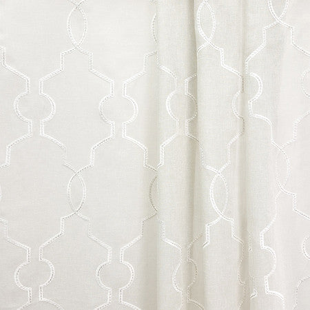 <p>Quiet Spot Ivory by Carole Designer Fabric</p><p><strong>Required Minimum Quantity Purchase: 2 yards</strong></p><p>Book: Sheer Delight</p><p>Content: Base: 88% Polyester, 12% Cotton Embr: 100% Polyester</p><p>Origin: </p><p>Performance: N/A</p><p>Repeat: 12 3/4" V, 6 1/2" H</p><p>Width: 51*"</p>