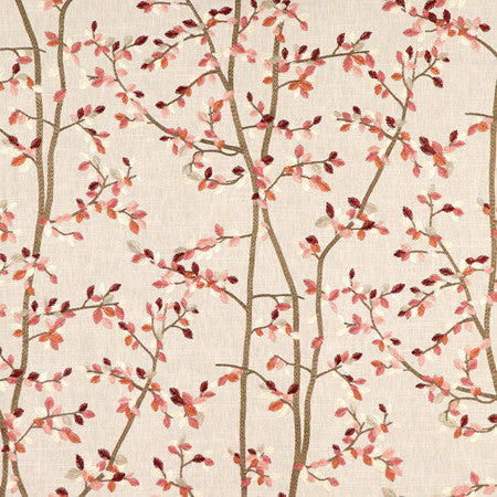 <p>Through The Trees Blush by Carole Designer Fabric</p><p><strong>Required Minimum Quantity Purchase: 2 yards</strong></p><p>Book: Forget Me Knot</p><p>Content: Base: 69% Cotton, 31% Polyester Embr: 100% Rayon</p><p>Origin: </p><p>Performance: 15,000 Wyzenbeek Double Rubs</p><p>Repeat: 25" V, 12 1/2" H HD</p><p>Width: 50*"</p>