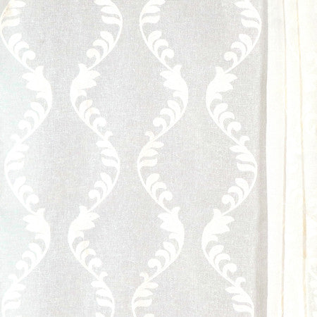 <p>Thank You Alabaster by Carole Fabric</p><p><strong>Required Minimum Quantity Purchase: 2 yards</strong></p><p>Book: Sheer Delight</p><p>Content: 100% Polyester</p><p>Origin: </p><p>Performance: N/A</p><p>Repeat: 12 1/2" V, 12 1/4" H</p><p>Width: 54*"</p>