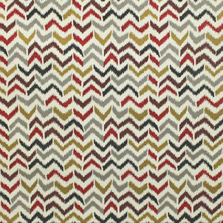 Chick A Wa Sienna by Carole Fabric Candy Apple 100% COTTON CHINA Passes 30,000 Double Rubs Wyzenbeek </p><p>Repeat: 8"V, 8"H 54" - Fabric Carolina -