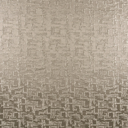 Crossed Paths Pewter by Carole Designer Fabric Marble & Brass 78% Polyester, 22% Cotton India 11 3/8" V, 13 3/8" H 54" - Swanky Fabrics -