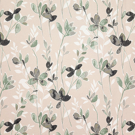 With The Flow Blush by Carole Fabric Dawn & Dusk 100% Cotton India  24" V, 13 1/2" H HD 54"  - Fabric Carolina -