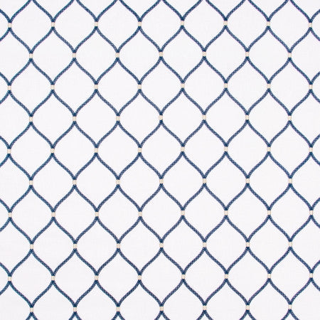 You Got Me Navy by Carole Designer Fabric MOUNTAIN SKY 70% Cotton, 25% Polyester, 5% Linen India Passes 50,000 Double Rubs Wyzenbeek Horizontal: 4 1/4" and Vertical: 6 1/4" V 52" - Swanky Fabrics -