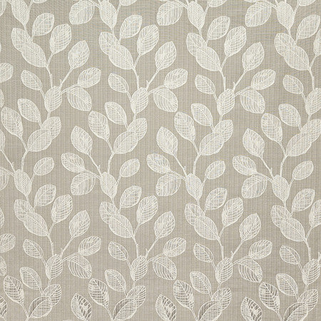 Vernwood Feather by Carole Fabric In The Details 61% Polyester, 39% Cotton India  18 1/2" V, 9 1/4" H 55"  - Fabric Carolina -