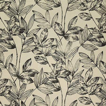 Hassle Free Chocolate by Carole Fabric Evergreen 85% Polyester, 15% Linen China  25" V, 27" H 54"  - Fabric Carolina -