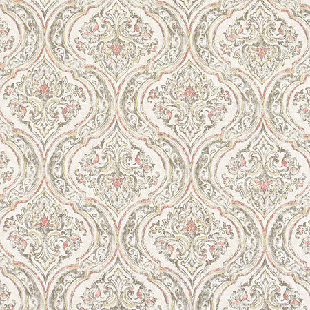 Midland City Blush by Carole Fabric Harvest 100% Cotton-Soil Repellent Usa  12 1/2" V, 13 1/2" H 56"  - Fabric Carolina -