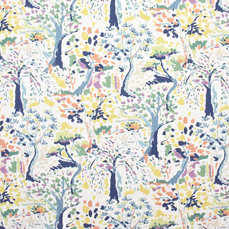 Weekend Getaway Garden Party by Carole Fabric Prisma 100% Cotton INDIA  25 1/4" V, 13 1/2" H HD 54"  - Fabric Carolina -