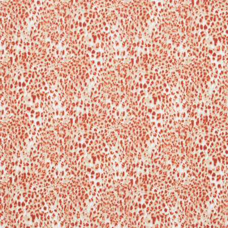Spotted All Over Sienna by Carole Fabric Jungle Safari 100% Cotton India Passes 30,000 Double Rubs Wyzenbeek Horizontal: 13 3/4" D and Vertical: 13 1/2" V 54" - Fabric Carolina -