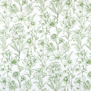 Garden Stencil Sage by Carole Fabric
