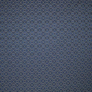 Roll Out Navy by Carole Designer Fabric Festive Flair 100% Polyester India N/A Horizontal: 2 3/8" and Vertical: 2 3/8" V 55" - Swanky Fabrics -