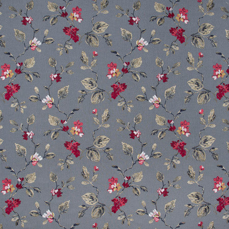 Never Leave Lipstick by Carole Designer Fabric Geranium 52% Polyester, 48% Cotton India N/A Horizontal: 17" and Vertical: 18 7/8" V 51" - Swanky Fabrics -
