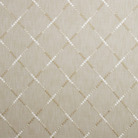 Just Dance Flax by Carole Designer Fabric From The Heart 54% Cotton, 46% Polyester India 30,000 Wyzenbeek Double Rubs 7 5/8" V, 6 7/8" H 55" - Swanky Fabrics -