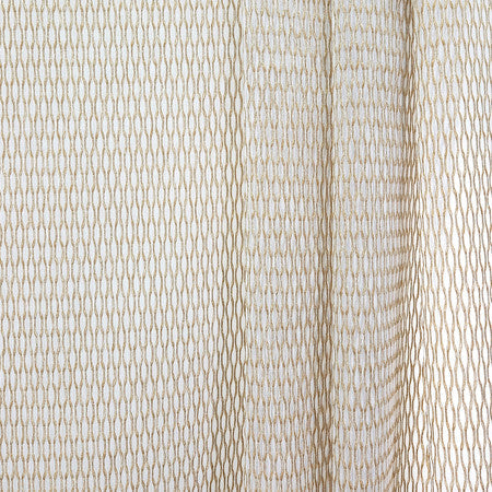 Light It Up Raffia by Carole Designer Fabric Sheer Divine,Sheer Movement 100% Polyester Turkey 1 1/4" V, 1/2" H 118" - Swanky Fabrics -