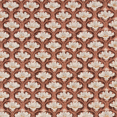 Tadworth Rose Dust by Carole Fabric English Garden 100% Polyester 40,000 Wyzenbeek Double Rubs 6 5/8" V, 6 3/4" H 54" - Fabric Carolina -