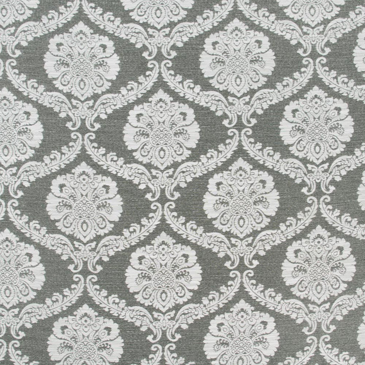 Misty Waters Stone by Carole Fabric Silver Fox 60% Viscose, 40% Polyester China N/A Horizontal: 15375 and Vertical: 1375 56 - Fabric Carolina -