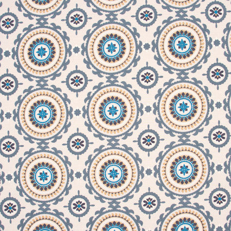 Suzanni Way Azure by Carole Fabric Spearmint 84% Cotton, 16% Polyester India N/A </p><p>Repeat: 9 1/2" V, 10 5/8" H 51.5" - Fabric Carolina -