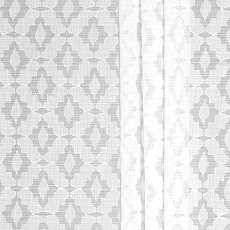 Perfect Day Ivory by Carole Fabric Sheer Impressions 51% Recycled Polyester, 49% Polyester N/A 15 3/4" V, 3 1/8" H 130" - Fabric Carolina -