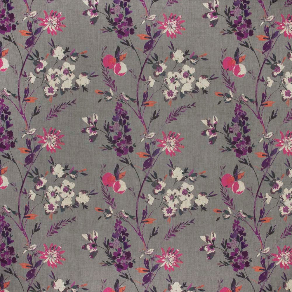 Bewilderment Mulberry by Carole Fabric Mulberry Sangria 100% Polyester India N/A Horizontal: 1775 and Vertical: 17375 54 - Fabric Carolina -