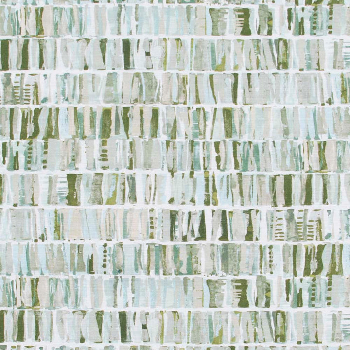 Paint Box Lilypad by Carole Designer Fabric Wintermint 100% Cotton- SSR South Korea 20,000 Wyzenbeek Double Rubs Horizontal: 27 and Vertical: 13 54 - Swanky Fabrics -