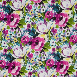 Display Case Jubilee by Carole Fabric Mulberry Sangria 100% Cotton-SSR Turkmenistan N/A Horizontal: 13 1/2" and Vertical: 27" V 54" - Fabric Carolina -