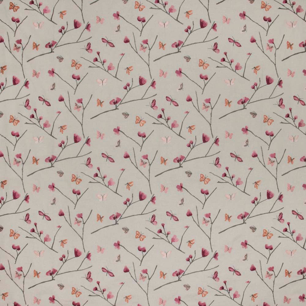 Eden Hunt Raspberry by Carole Fabric Mulberry Sangria 100% Polyester India N/A Horizontal: 16875 and Vertical: 1575 51 - Fabric Carolina -